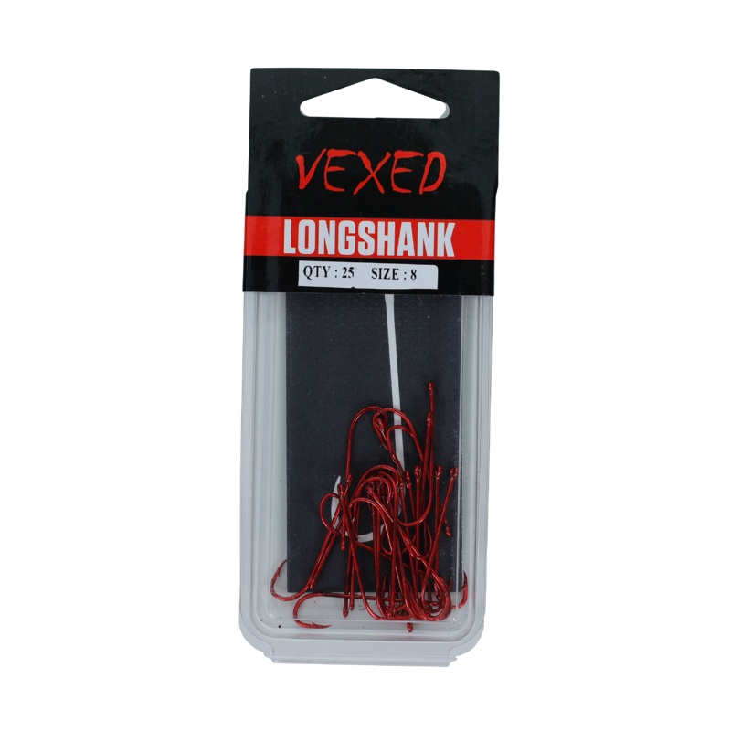 Vexed Long Shank Hook 25-pack 1