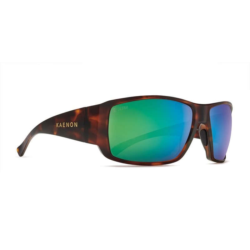 Kaenon Truckee Polarized Sunglasses Kaenon SR-91 Polarized Lens Ultra Coastal Green Matte Tortoise