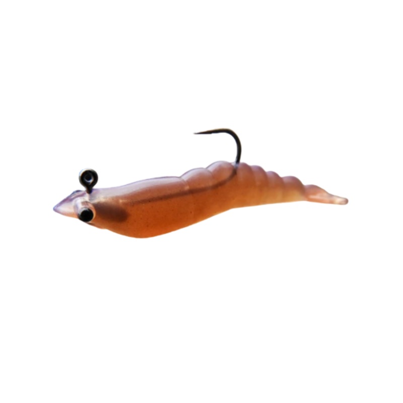 MMD Soft Prawn 50mm Soft Plastic Lure Heavy 5.5g Bloodworm