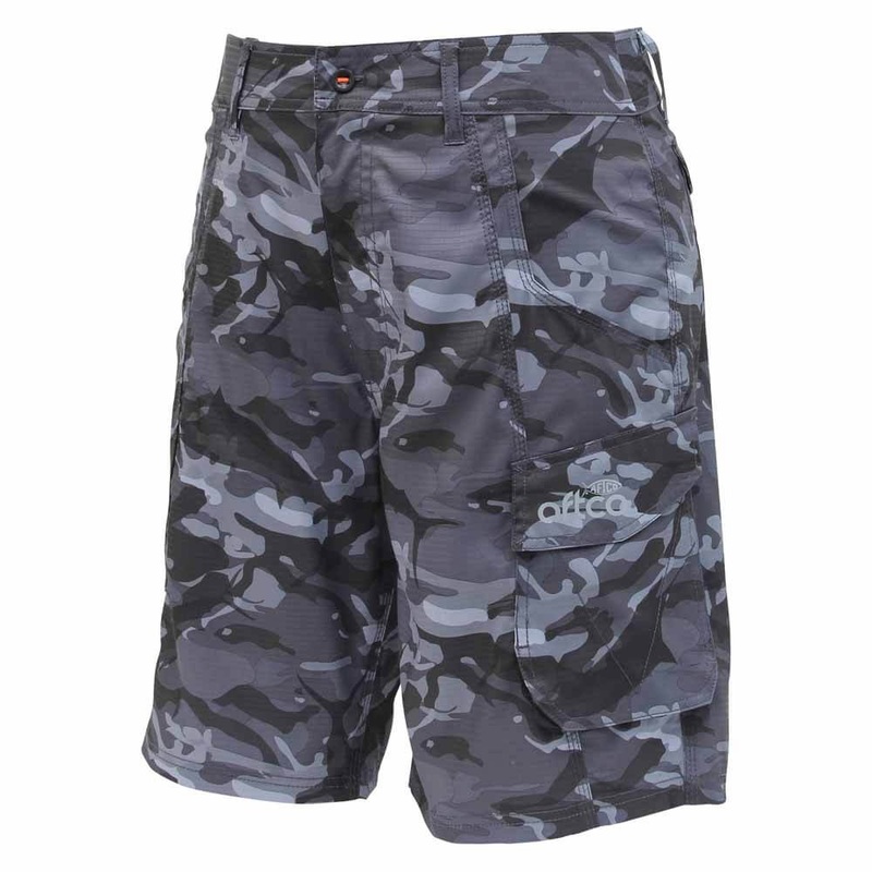 Aftco Camo Black Tactical Fishing Short 32