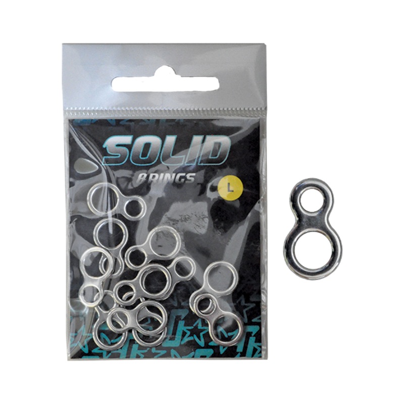 Jigstar Solid Figure 8 Rings 3/5.5mm – 300lb