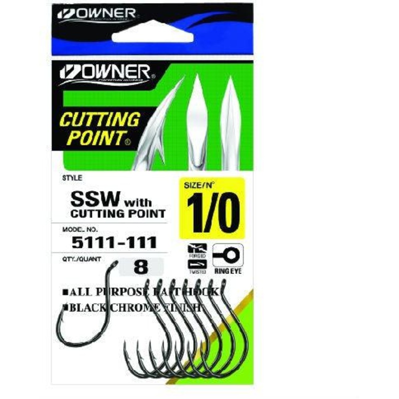 Owner 5111 SSW All Purpose Bait Hooks 9/0