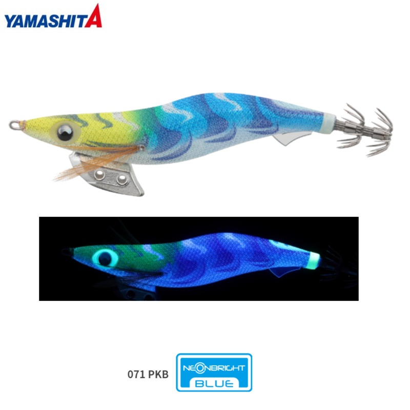 Yamashita EGI-OH K NEONBRIGHT Squid Jig Size #2.5 071 NEONBRIGHT BLUE