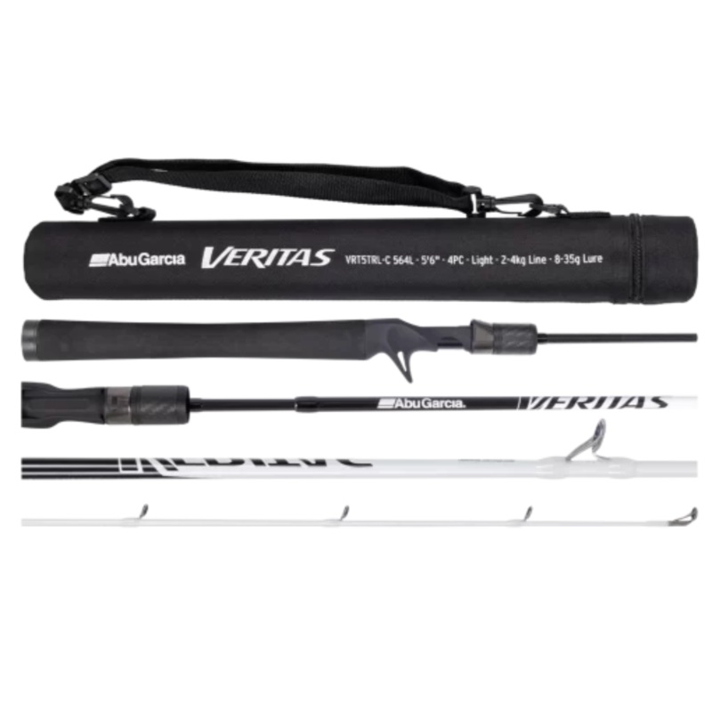 Abu Garcia Veritas 5.0 Travel Baitcast Rod 5FT 6IN 2-4KG 4 PCE