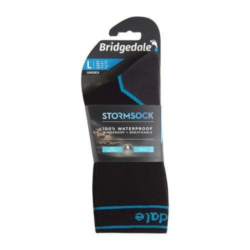 Bridgedale MW Storm Sock Unisex Small Black