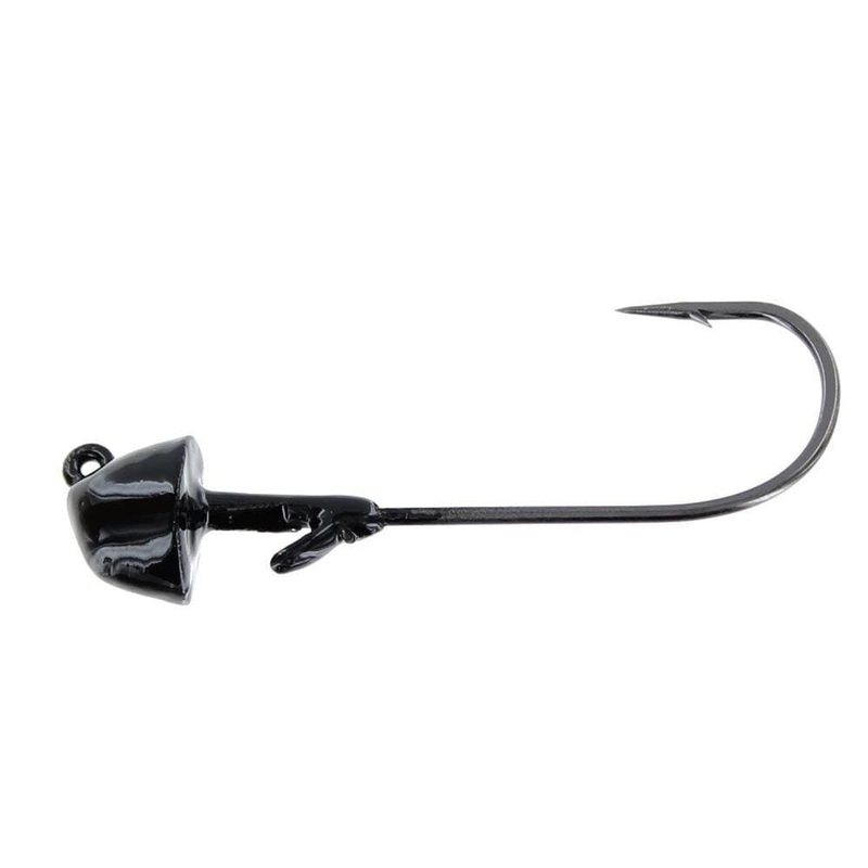 Davis Shaky Head Little Wills 4/0 5Pk 1/8 oz Black