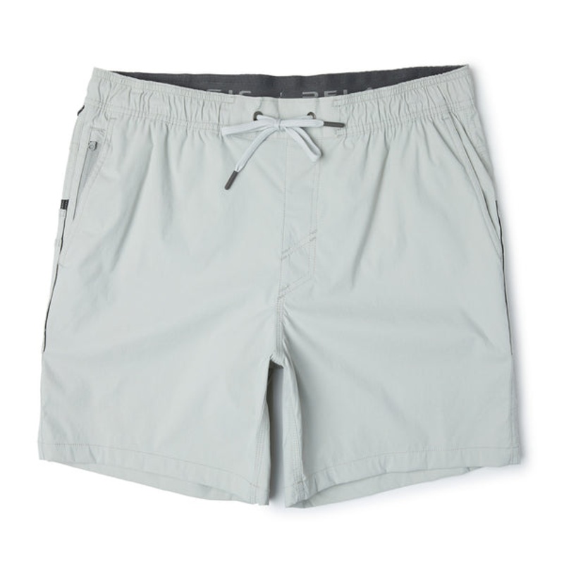 Pelagic Palomar 18in Elastic Waist Shorts Light Grey Small