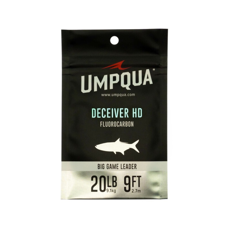 Umpqua Deceiver HD Big Game Fluorocarbon Leader 9′ 8 lb
