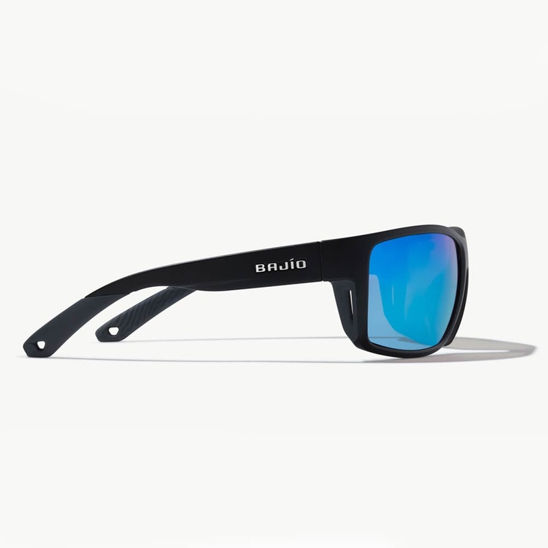 Bajio Bales Beach Sunglasses BASALT MATTE/BLUE GLASS