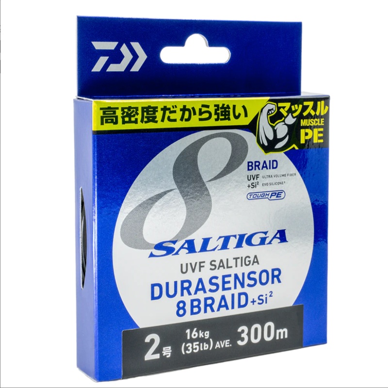 Daiwa Saltiga Durasensor X8 200m Chartreuse PE0.6