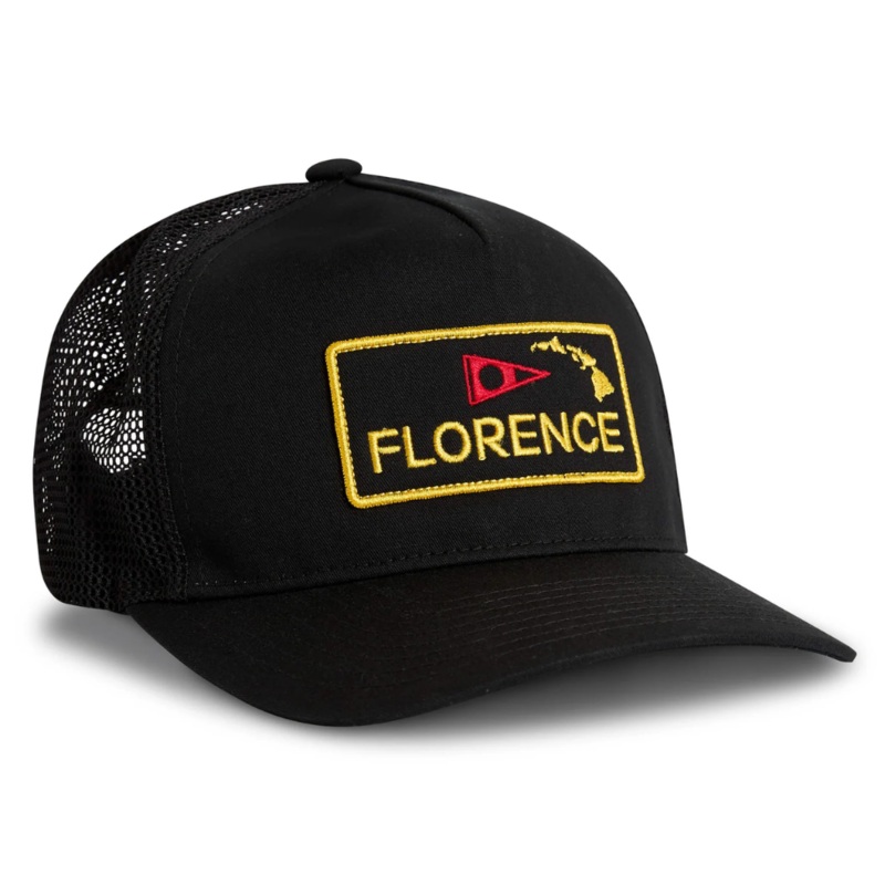 Florence Marine Island Trucker Cap Black