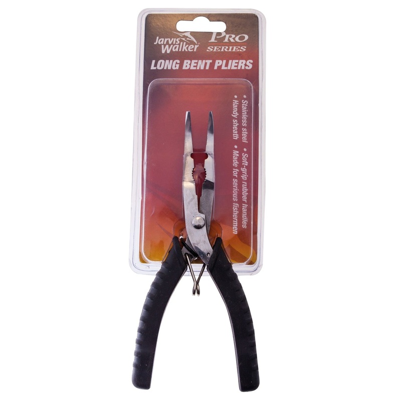 Jarvis Walker Pro Series 6 inch Long Bent Nose Pliers SS 8inch