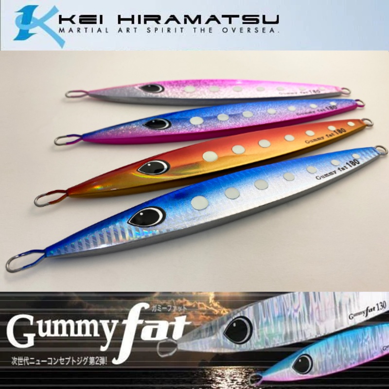 K-FLAT Metal Jig GUMMY FAT 200g – 2022 Limited Color No.58: Pink Glow Dot / Crash Holo