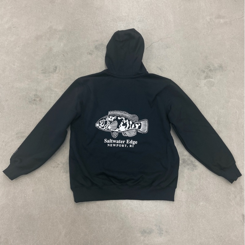 Saltwater Edge Tautog Hoody Small