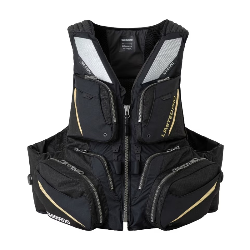 SHIMANO LIMITED PRO FLOATING VEST VF-110V LIMITED BLACK  – M