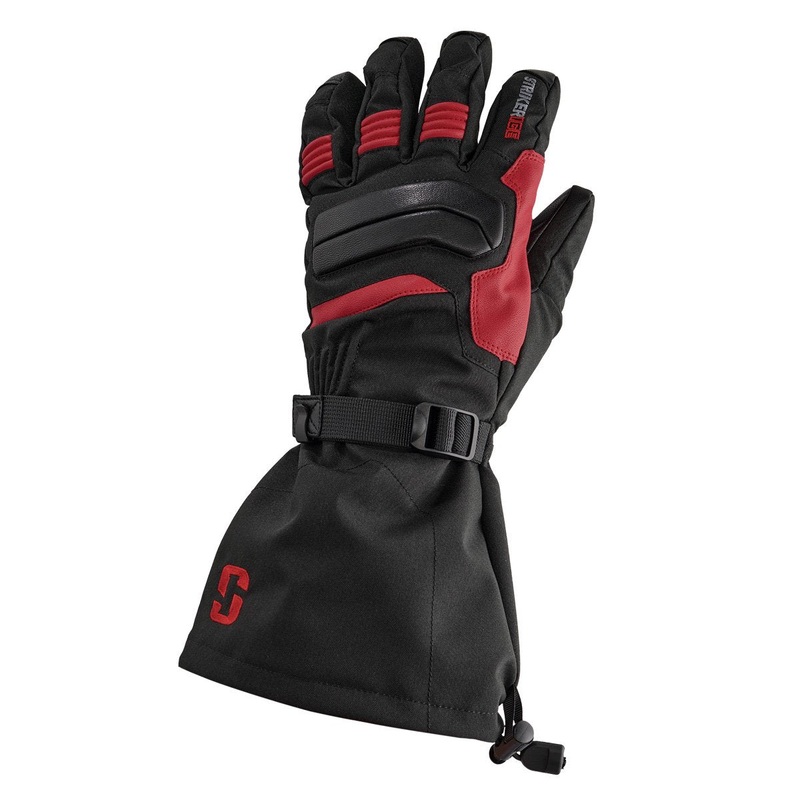 Striker Defender Ice Gloves Medium Black/Red