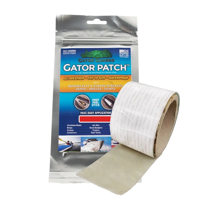 Gator Guards Gator Patch UV Cure Fiberglass Reinforced Kayak Keel Guard/Repair Patch 3″ x 18″