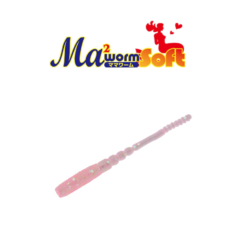 Maria Slim Crawler 2.3inch Ajing Worm Lure Solid Glow (S/G)