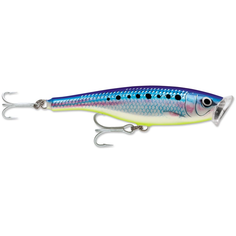 Rapala Skitter Pop Saltwater Lure Blue Chart