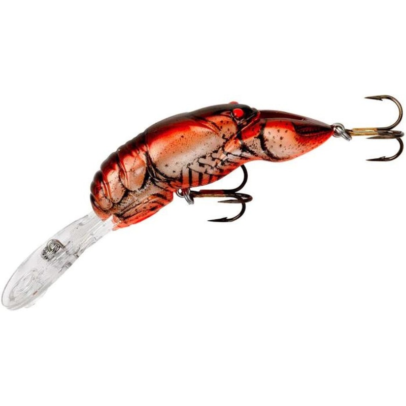 Rebel Deep Teeny Wee Craw Lure 1.5 INCH 34 – Chartreuse / Green Back