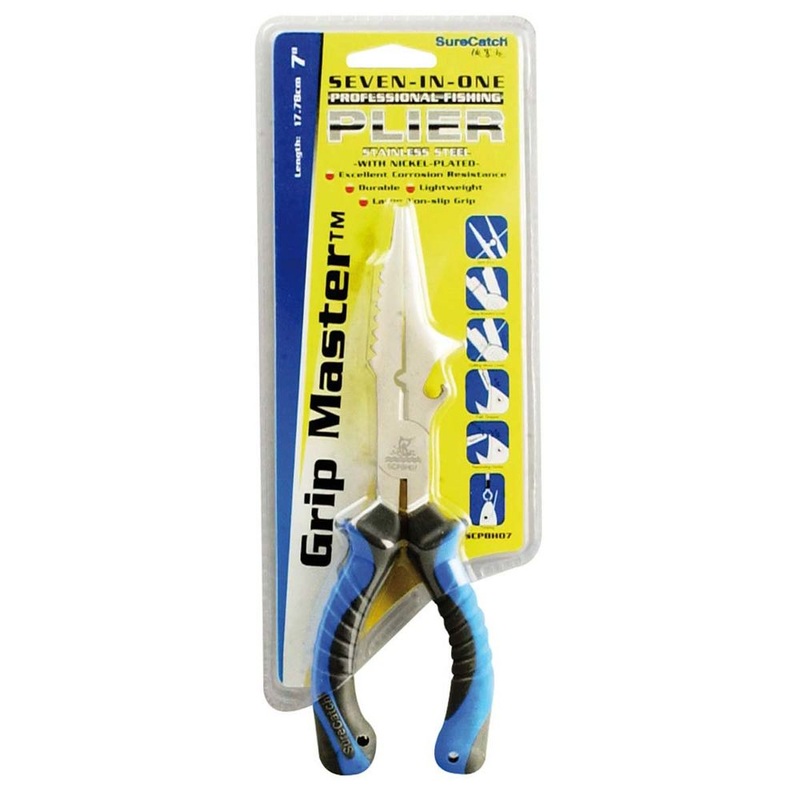 SureCatch Grip Master 7 in One Pliers – 6 inch