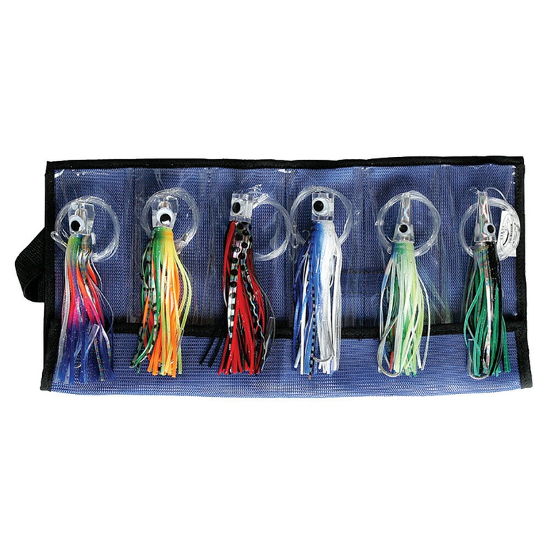 Williamson GFK6 Gamefish Rigged Skirted Lure Bulk Value – 6 Pack