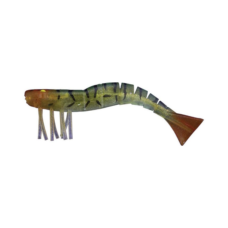 Zerek Live Shrimp Unrigged Soft Plastic Lure Value Pack 3.5 Inch 01