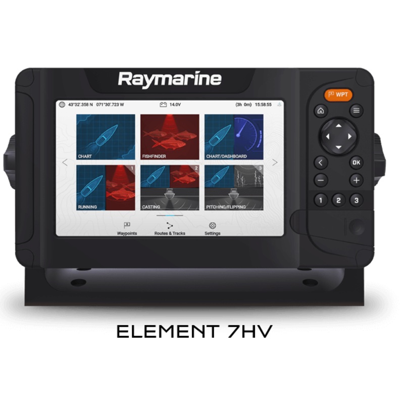 Raymarine Element 7HV Sonar GPS with HV100 Transducer – E70532-05-AUS