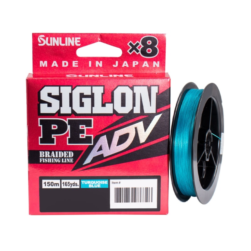 Sunline Siglon PE ADV X8 Braided Line 10LB/150M TURQUOISE BLUE