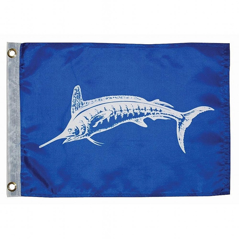 Taylor Made 12″ x 18″ White Marlin Flag #3018