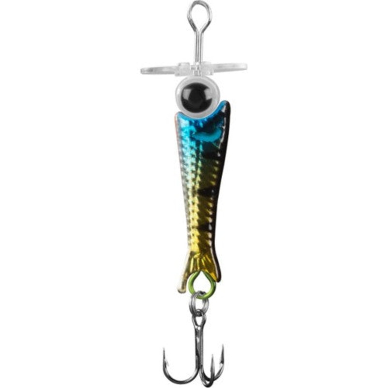 13 Fishing Jabber Blade Jigging Spoon 1/16 Cosmic Perch