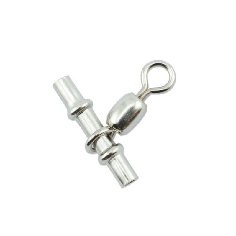 AFW Brass Sleeve Swivels Nickel 10pk 1.6mm #3 100lb