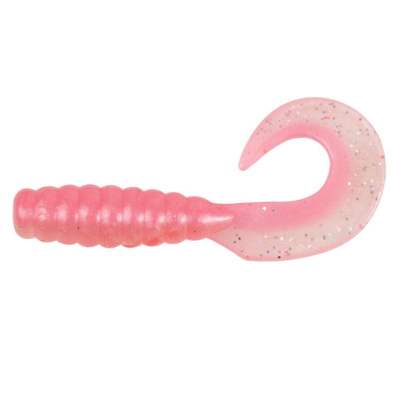 Berkley Powerbait 2.5 inch Grub Soft Plastic Lure Pink Glitter – Mega Clearance
