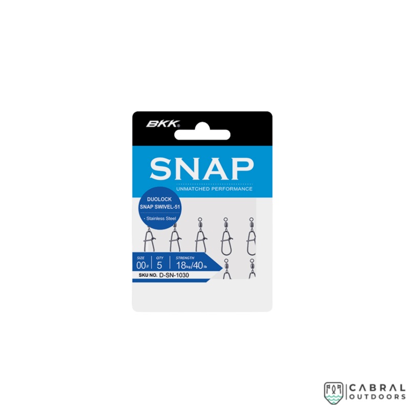 BKK Duolock Snap Swivel-51 | Size: #1-#3 #1