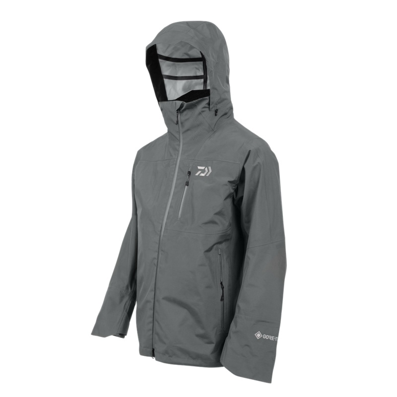 Daiwa Breathable Goretex Rain Jacket Grey Large
