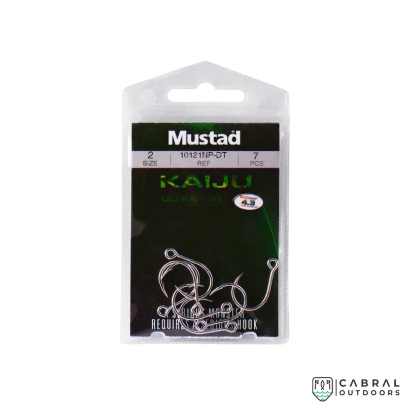 Mustad 10121NP Kaiju In-Line Fishing Hook 10