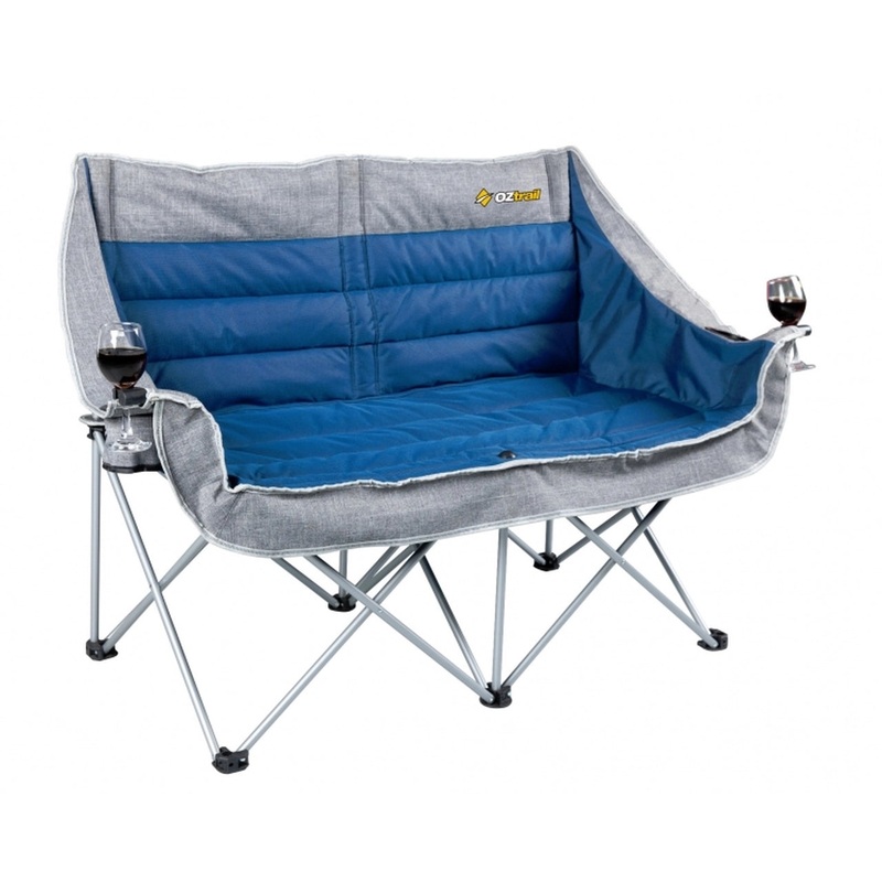 Oztrail Galaxy 3 Seat Sofa Camping Chair with Arms