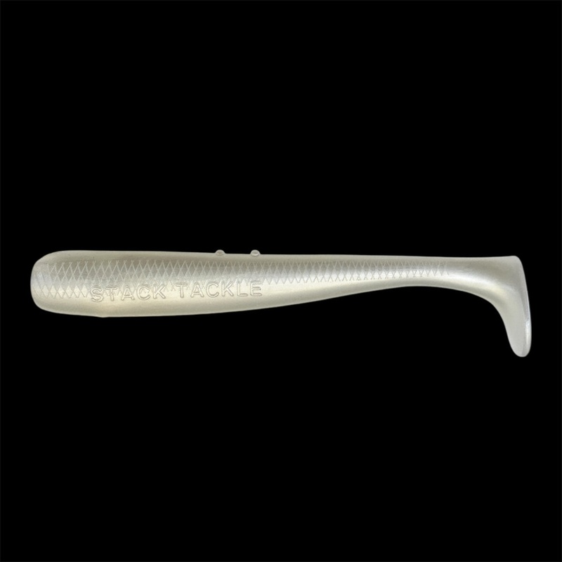 Stack Tackle 5in Tail Clapper 5 Inch White