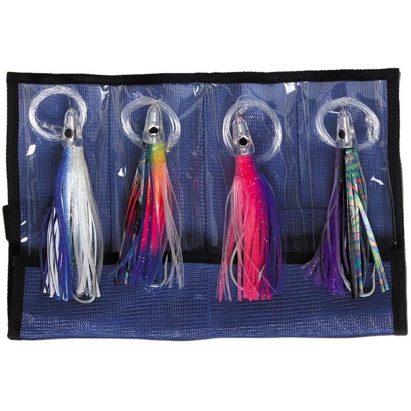 Williamson TCK4 Tuna Catcher Rigged Skirted Trolling Lure Bulk Value – 4 Pack