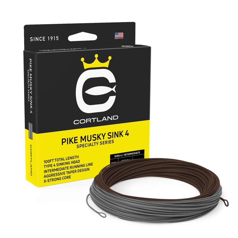 Cortland Pike Musky Sink 4 BROWN / GRAY WF8S/I