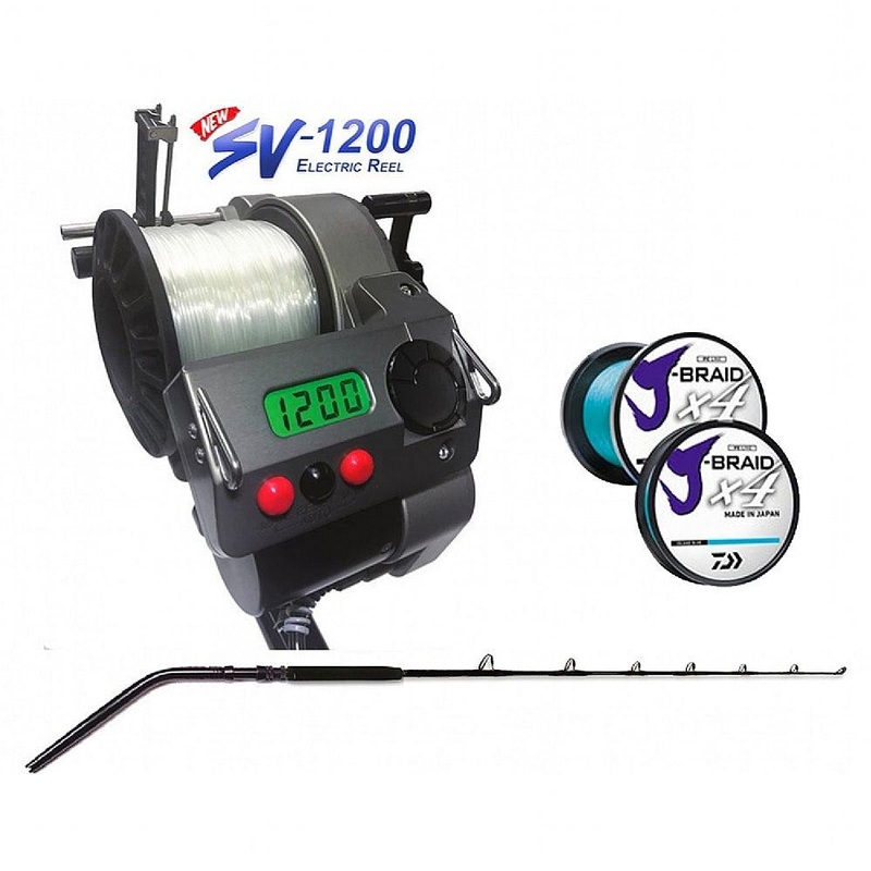 Lindgren-Pitman SV-1200 Variable Speed CHAOS SW80 and J-Braid  Combo