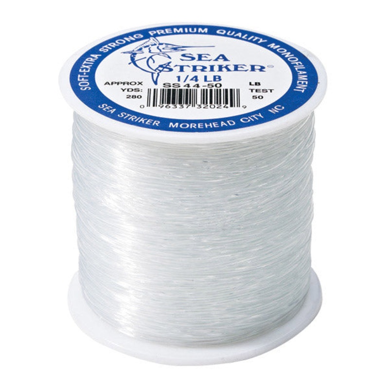 Sea Striker 1/4 lb Spools Clear Monofilament 10