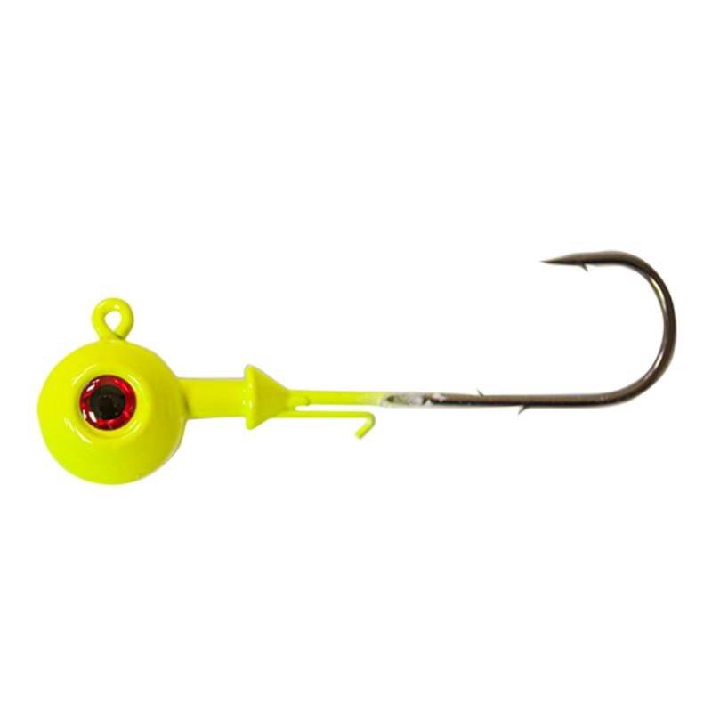 Tsunami Ball Head Jig Chartreuse 1/2oz 2pk