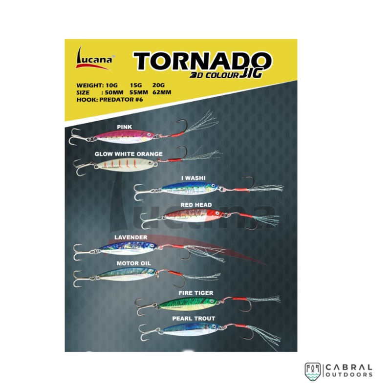 Lucana Tornado 3D Jig 10g-20g 10g Pink