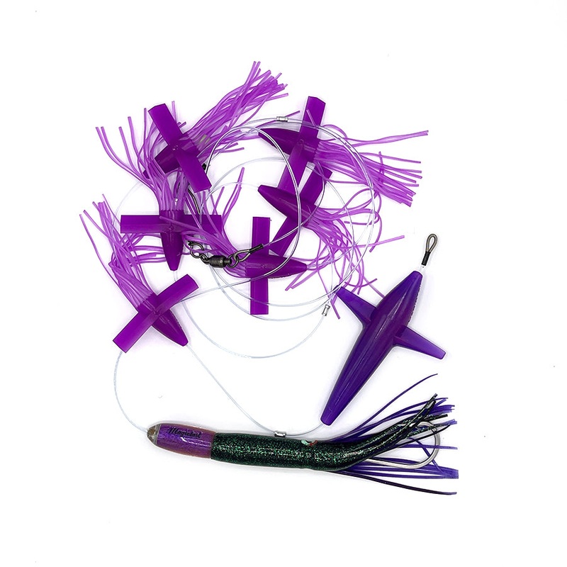 MagicTail Squid Stinger 5″ Soft Bird Daisy Chain Pink