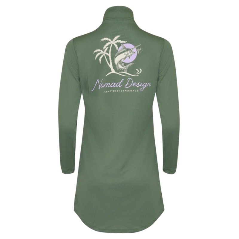 Nomad Tech Dress Womens Marlin 10 SAGE