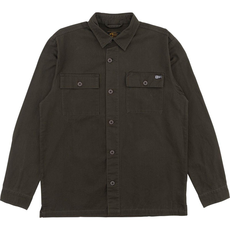 Salty Crew Ranger L/S Woven Small Faded Black