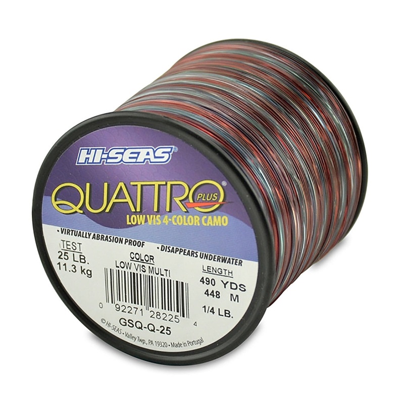 Hi-Seas Quattro Mono – 4-Color Camo 10# 1/4LB