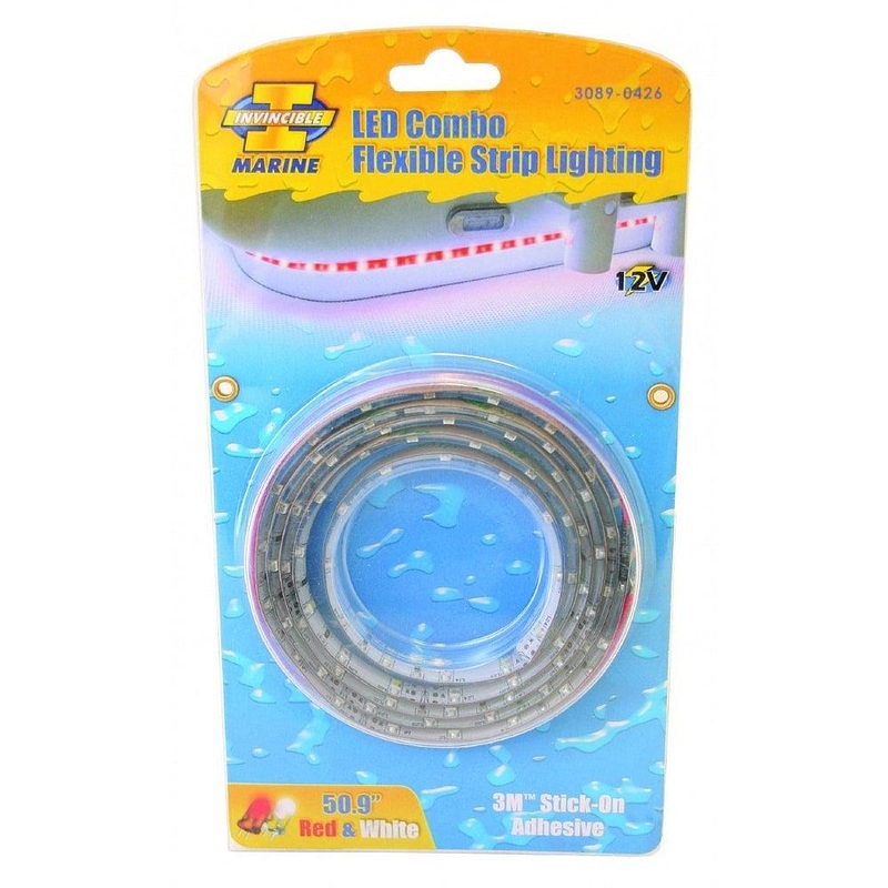 Invincible Marine Flex LED 4 Watt Per Meter Cool White-Red 48″