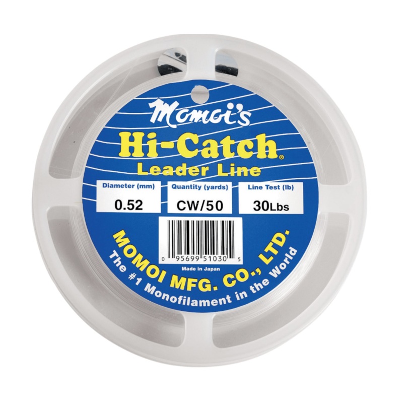 Momoi High Catch Monofilament Leader Material – 50yd 30lb